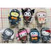 Sanrio Set mascotte peluche Sanrio x Godzilla 7 pezzi Hello Kitty My Melody PomPomPurri