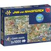 Jumbo La tempesta e il safari. Puzzle 2 x 1000 pezzi