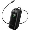 Belkin UltraCharge Power Bank 22000mAh, 120W, con Cavo USB-C Retrattile | Power Bank, Capacità 22000mAh, Potenza in Uscita 120W, Cavo Retrattile 70cm, Display Digitale Smart, Ideale per i Viaggi