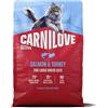 Carnilove Salmone attivo e tacchino - Cibo per gatti per razze grandi, 6 kg