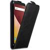 Cadorabo Custodia per WIKO VIEW PRIME in NERO DI NOTTE - Protezione in Stile Flip con Chiusura Magnetica - Case Cover Wallet Book Etui