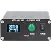 XJCX Sintonizzatore automatico dell'antenna ATU-100 1.8-50MHz, sintonizzatore automatico dell'antenna a onde corte aperto da 100W, tester in lega di alluminio OLED da 0,95 pollici con alloggiamento