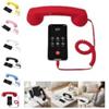 NiuLumea Ricevitore telefonico retrò con audio che riduce il rumore per | Design ergonomico, struttura in plastica, per cellulari, tablet e computer, microfono integrato e controllo del volume