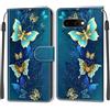 KENHONER Custodia per Google Pixel 9A, Farfalla | Portafoglio Pelle PU, Magnetica, Resistente Agli Urti, Scomparto Carte Credito, Pieghevole, Flip Libro, Motivo