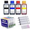 Inkpro Cartucce ricaricabili compatibili con Epson 503, 503 XL con chip di ripristino automatico + 400 ml di inchiostro di ricarica per Expression Home XP-5200, XP-5205, Workforce WF-2960 DWF, WF-2965 DWF