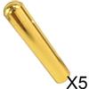 3x Chitarra Lap Slide in Acciaio Massiccio Cromato Oro Dobro