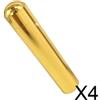 3x Chitarra Lap Slide in Acciaio Massiccio Cromato Oro Dobro