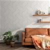 HelloWall Carta da Parati Geometrici Bianco e Nero Bagno 44.5cmx200cm | Carta da Parati Adesiva Muro Geometrica Motivo Vertical Rivestimento Cucina Pellicola Adesiva Bianco Nera per Soggiorno