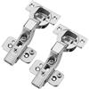 SOTECH Blum Set di 2 cerniere con battuta interna 71B3750 110° con chiusura | automatica incl. piastre di montaggio con regolazione eccentrica 173H7100