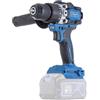 Scheppach Trapano avvitatore a percussione a batteria BC-CD70SC-X con coppia potente da 70 Nm, numero di percussione 1800-27000bpm, mandrino 2-13 mm, livelli 20+1+1, serie 20V-IXES, senza batteria e