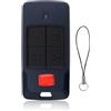 Hemlosk Telecomando Universale, 433 MHz, Porte Automatiche per Mitto Cool C4 C2, Canali Sicuri con Codice Rolling, Design Ergonomico, Codice Rolling, 4 Canali, Telecomando per Porta di Garage