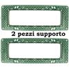 puntoluceled Supporto Telaio portafrutti compatibile con Vimar Plana 7 moduli - Incasso cassetta 507
