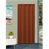 MOSCHITELLA LANZI STIL Porta a soffietto mod. Jolly| pronta per l'installazione| prodotto anche riducibile sul posto| mis. cm da 82 a 132 x 220 H| facile da montare| con istruzioni e video (107x220 H, Noce)