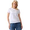 Guess SS CN Guess Studs Script Tee Maglietta Donna (Pacco da 1)
