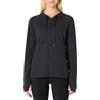 Amazon Essentials Giacca Sportiva Morbida e Leggera con Cappuccio e Zip Lunga, in Tessuto Tecnico, da Allenamento Donna