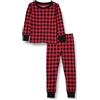 Amazon Essentials Unisex - Bambini e Ragazzi Set di Pigiama da Notte Attillati in Cotone