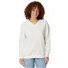 Amazon Essentials Donna Felpa Oversize in Pile con Scollo a V