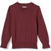 Amazon Essentials Bambini e Ragazzi Maglione Girocollo in Cotone Stile Uniforme