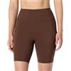 Amazon Essentials Donna Pantaloncini Biker Tecnici Total Train a Vita Alta da 18cm per Allenamento in Palestra con Tasche