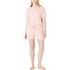 Amazon Essentials Set da Notte, Maglietta e Pantaloncini, Maniche Corte, Cotone Modal, Vestibilità Rilassata Donna