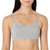 Amazon Essentials Reggiseno Sportivo Tecnico da Yoga in FormFlex Morbidissimo, Sostegno Leggero con Spalline Sottili, Melange Donna