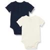 Amazon Essentials Body Henley a Canottiera per Neonati Unisex - Bambini e ragazzi, Confezione da 2