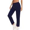 Aseniza Pantaloni Tuta Donna Pantaloni Sportivi in Cotone Pantalone Sportivo Joggers Pantaloni Sport con Tasche Coulisse Jogging Casual Palestra