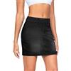 THE GYM PEOPLE Minigonna Jeans Donna Stretch Skinny Bodycon con Tasche | 4 Tasche, Passanti Cintura, Slim Fit, Banda Vita Alta Modellante, Slip-On, Traspirante, Gonna Matita Moda Lavoro Tempo Libero