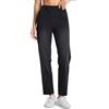 THE GYM PEOPLE Jeans Gamba Dritta Slip-On Stretch Vita Media Donna | Vita Elastica, Passanti Cintura, Traspirante, Taglio Sollevamento Glutei, 4 Tasche, Moda Lavoro Escursioni