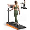 Copant Tapis Roulant Salvapazio Elettrico con Inclinazione 6%,1-6/12 km/h Tapis Roulant Pieghevole,2.5CV/3CV Walking Pad con APP Controllo Corsi di Allenamento, Massima di 136 kg per Casa o Ufficio