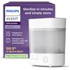 AVENT Philips Avent Esterilizador De Botellas Eléctrico A Vapor Para Hasta 6 Biberones, Tetinas Y Accesorios, Diseño Modular, Color Blanco SCF291/00