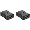 Amazon Basics Accoppiatore HDMI (confezione da 2), 29 x 22 mm, Nero