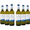 BotteBuona Vino Bianco d'Italia, Gusto Fresco e Profumo Delicato, 10.5 % Vol, Confezione con 6 Bottiglie da 750 ml