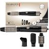 Remington, Spazzola ad aria, Ioni, Asciugacapelli, 4 accessori: setole rigide, testine ceramica e setole (50 mm + 38 mm), concentratore, 2 velocità + 2 temperature, Blow Dry & Stile Caring1000, AC7500
