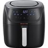Russell Hobbs Friggitrice ad Aria XXL, 8 L, SatisFry, 7 Funzioni Cottura: Griglia, Arrostisce, Disidrata etc. & 10 Programmi, Lavastoviglie ok, Display Touch, Fino a 220°C, AirFryer 27170-56
