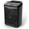 Rowenta Intense Comfort Aqua, Termoventilatore da Bagno SO6550 | Silenzioso, Compatto, Riscaldamento Rapito, Potenza di 2400W, Sicuro, Potente, Uso quotidiano semplice, Colore: Nero