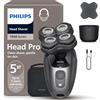 Philips Head Shaver Pro Serie 7000- Rasoio per uomo e donna, testina flessibile a 360° e lame ComfortCut per una rasatura pulita e delicata sulla pelle, modello HS7980/15