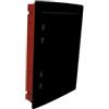 ETTROIT Centralino elettrico da incasso 54 moduli IP40 con portello cieco nero - DB112954B