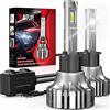 KATUR Lampadine H1 LED Canbus 110W, 20000LM 6000K-6500K Xenon Bianco IP65 Impermeabile Kit Lampade LED H1 Fari Abbaglianti o Anabbaglianti per Auto(2 Pezzi)