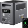 AFERIY 1800W Power Station Portatile 1024Wh Centrale Elettrica Solare P180 | Ricarica Rapida Generatore Corrente Batteria LiFePO4 Generatori Solari Portable APP Per Casa Viaggi Campeggio UPS Emergenze