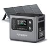 AFERIY Generatore Solare 2800W Con Moduli Solari 200W 2048Wh LiFePO4 Ricarica Rapida In 15 Ore 13 Uscite A Onda Sinusoidale Pura 230V Sai Espandibile A 4096Wh Per Campeggio 2025 Nuovo