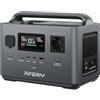 AFERIY 256Wh Power Station Centrale Elettrica Portatile Generatore Solare | P040 400W Ricarica Rapida Stazione di Alimentazione Batteria LiFePO4 Per Casa Campeggio Accumulatore di Energia UPS Emergenze