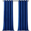 Deconovo Tende Oscuranti per Interni, 2 Pannelli, 140x245 cm, Blu Elettronico