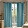 Deconovo Tende Camera da Letto Oscuranti per interni 2 Pezzi 140x260 CM, Tende Termiche Isolanti Moderne per Soggiorno, con Passanti, Blu Cielo