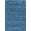 RugVista Gabbeh Giza, Tappeto, Gabbeh, 140 x 200 cm, Rettangolare, Pelo medio, Soggiorno, Camera da letto, Lavabile solo a secco, Certificato Care & Fair, Blu