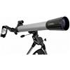 BRESSER National Geographic - Telescopio 70 mm con adattatore per telefono, in fibra di carbonio, colore: Argento