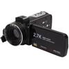 POAHNCU Videocamera Digitale Webcam Registrazione Vlog Touch Screen HD Da 2,7 K | Touchscreen IPS da 3,0 pollici, ruotabile di 270°