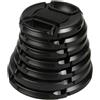 NbgrvB Copriobiettivo in plastica ABS, 58 mm, leggero, in plastica ABS (40,5 mm) | Design a pizzico centrale, antipolvere, resistente all'acqua, si adatta ai paraluce, facile da usare con una sola mano