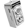ECMQS Fotocamera compatta con foto ad alta nitidezza, pulsante, bianco | Batteria da 200 mAh con controllo bianco nero, per istantanee quotidiane e casual, ideale per Vlogger