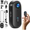 Baobylon 4K Mini Body Cam,35g Magnetica Action Cam - Scheda 64GB | HDR,Leggero,10+ Accessoires,Ciondolo Magnetico,Telecamera Indossabile,cam Moto,Ciclismo,POV,Outdoor,Trekking,Vlog,Viaggio